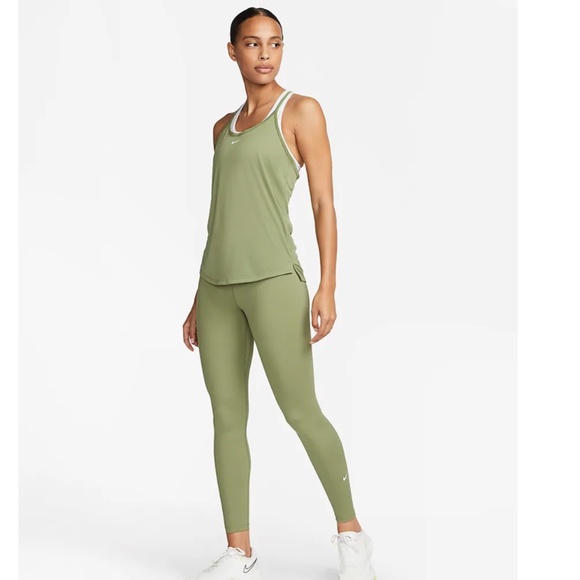 Green fleece Nike leggings size S great condition - Picture 1 of 11